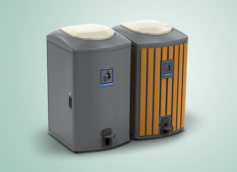 木紋腳踩垃圾桶 木紋腳踩垃圾桶